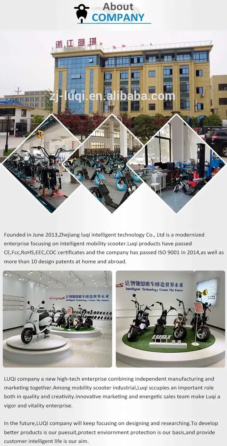 China Factory Directly Selling 2 Wheels Practical EEC Electric Scooters with New Function for Outdoor Riding