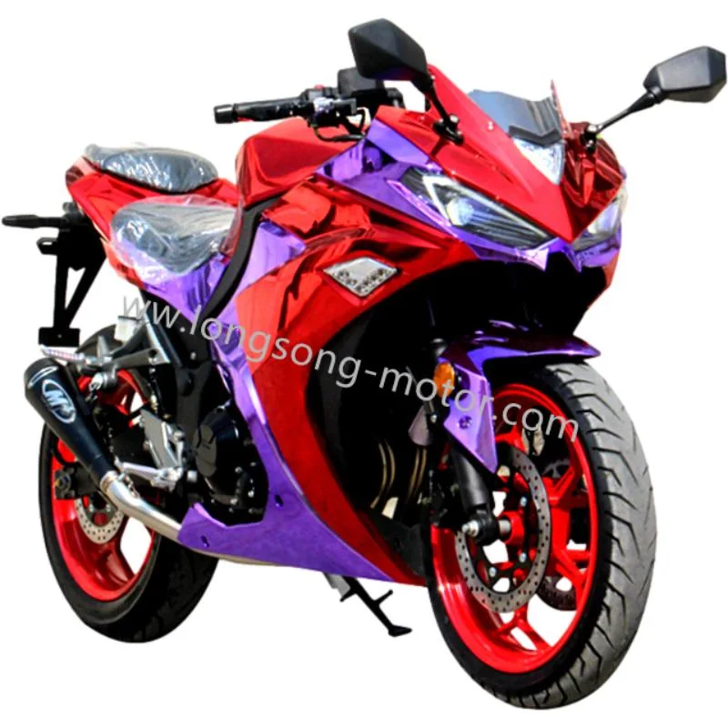 Sports Motor Kawasaki 250cc Top Speed Gasoline for Two Wheeled Motorbike V6 Racing Motorcycle