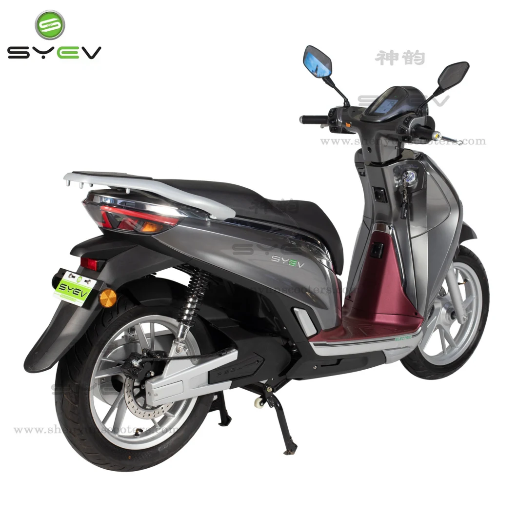 Wuxi Shenyun Adult Ride High Speed Electric Scooter Motorcycle EEC /Coc Certificate for EU Market L3e-A1 Category with 3000W Central Motor