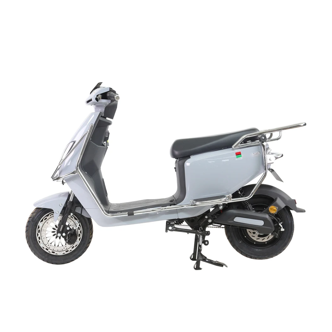 1500W Max Speed 50km/H and Max Range 90km Vespa Two Sets of 70V35ah Low-Carbon Electric Motorcycle Control System LED Light E-Scooter Low-Cardon Girl